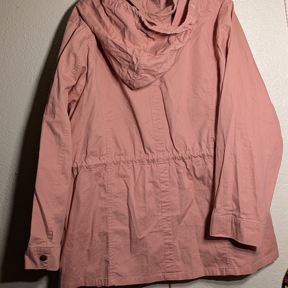 41 Hawthorn Women's Pink Hooded Jacketsizr 2x - Picture 5 of 8